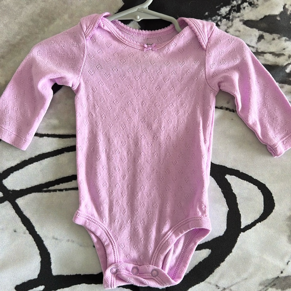 Purple Long Sleeve Onesie